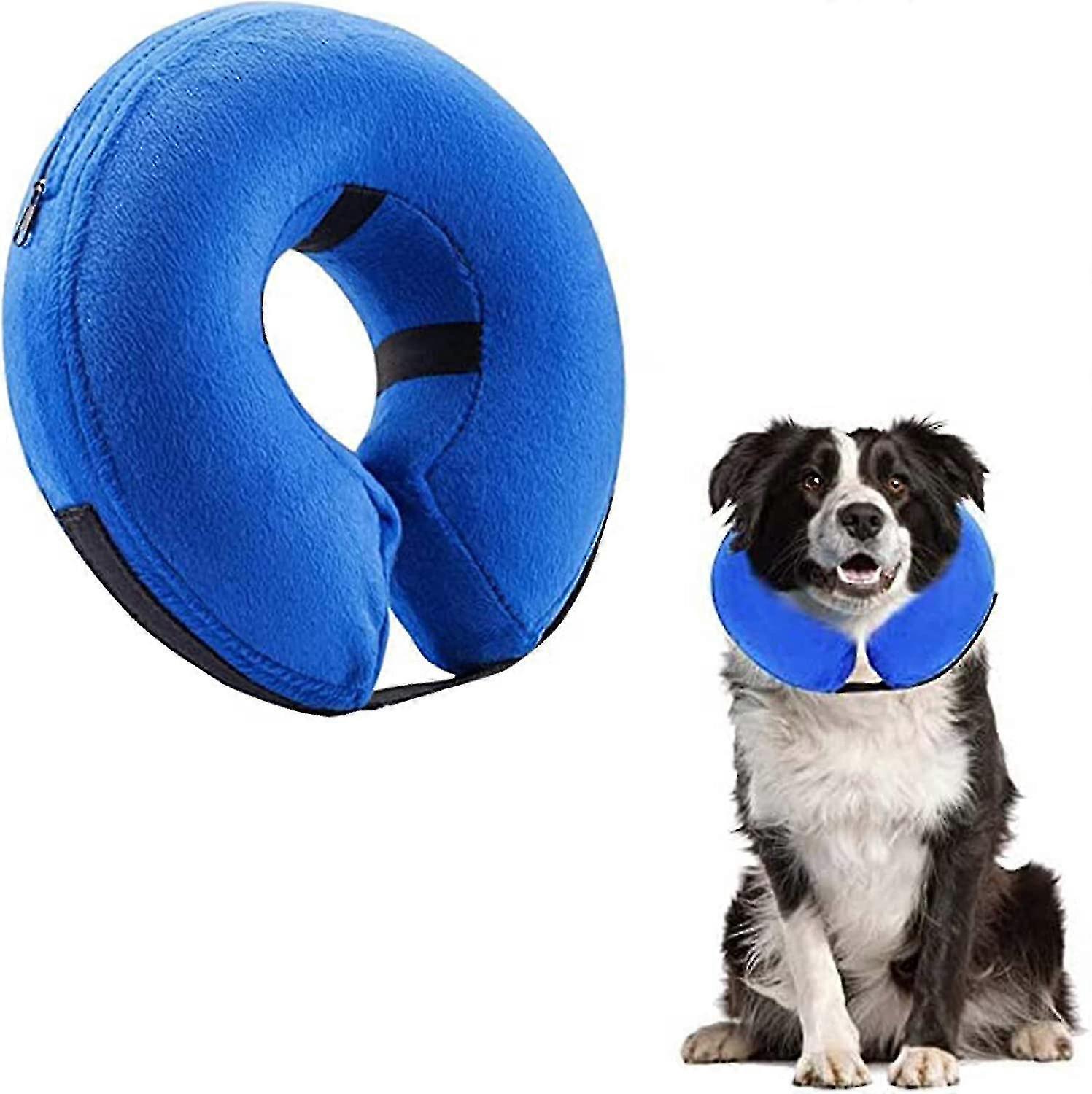 Bite Proof Adjustable Inflatable Pet Protective Collar
