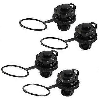 4 Pcs Inflatable Kayak Boston Valve Pump Boston Valve Replacement Kayak Air Valve Adaptador-FCY-ckcy
