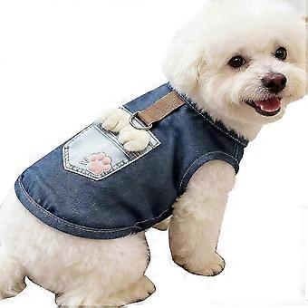 Camiseta vaquera de moda para perros