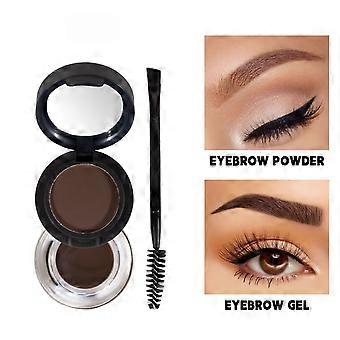 SHCOETY COSMETICS Øjenbrynspuddercreme med to lag til brynformning og udfyldning