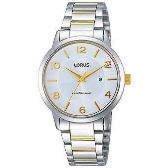 Lorus Couple Quartz Analog Woman Watch with RH775AX9 Stainless Steel Bracelet