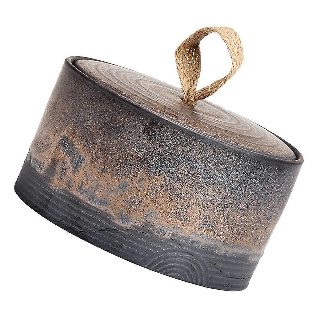 Tea Leaf Jar Ceramic Storage Container for Sealed Tea