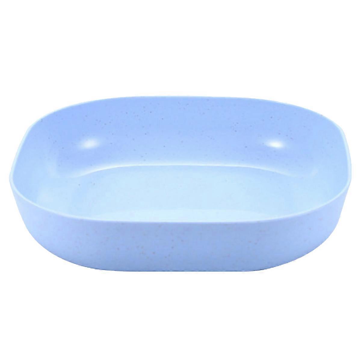 Square deepened plastic tray, Camping Dinnerware for Serving pasta fruit