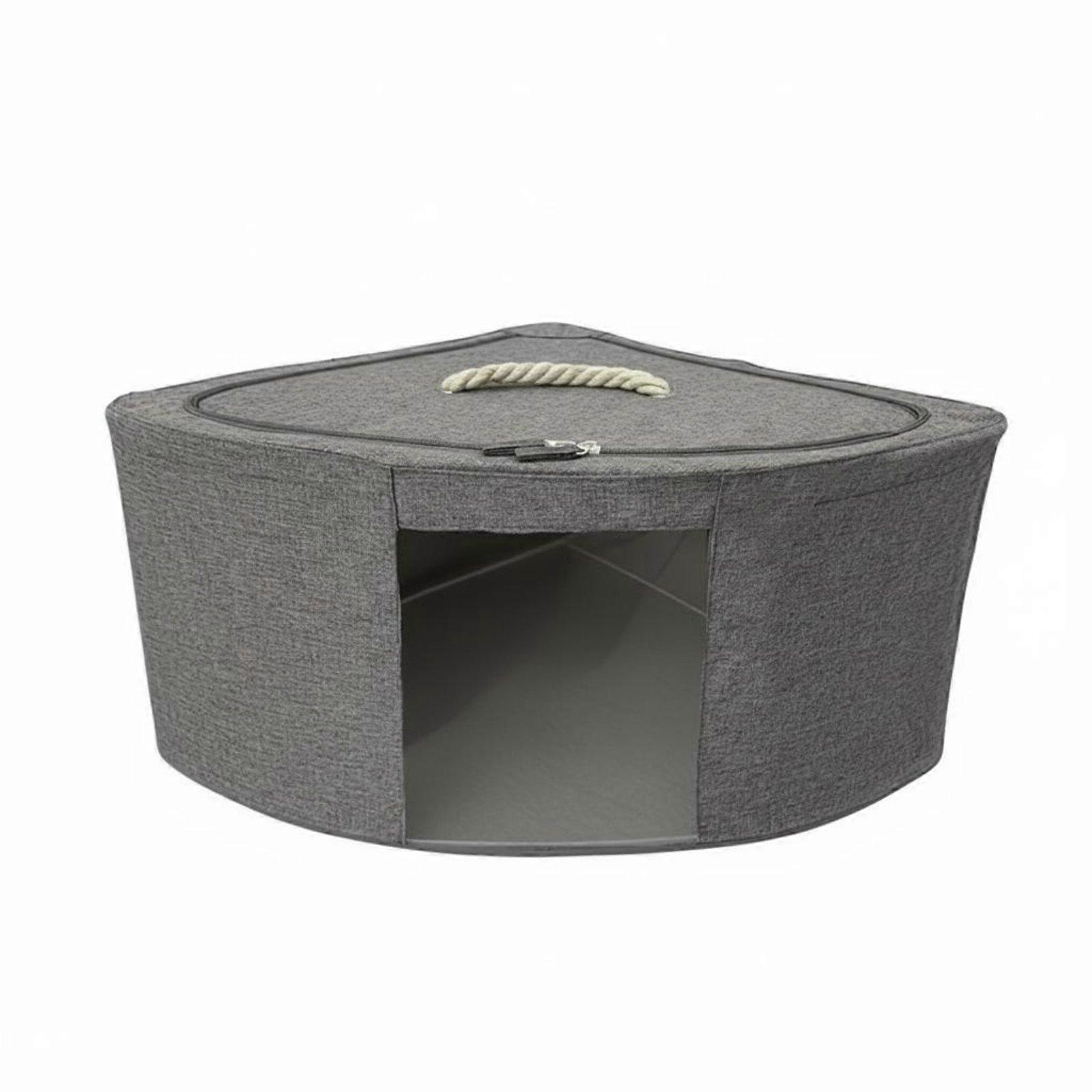 Corner Storage Box Waterproof Fan-Shaped Textile Bin Humidity