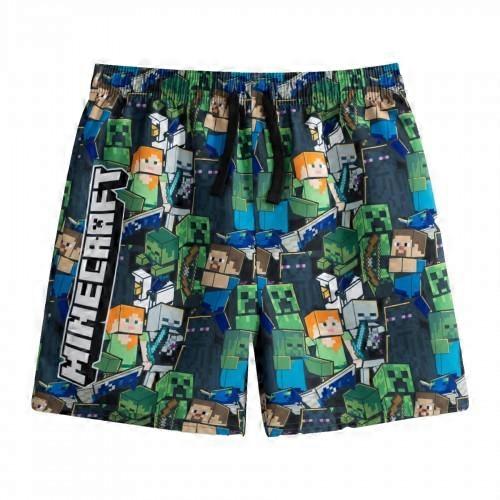 Minecraft Boys Minecraft Character Swim Shorts