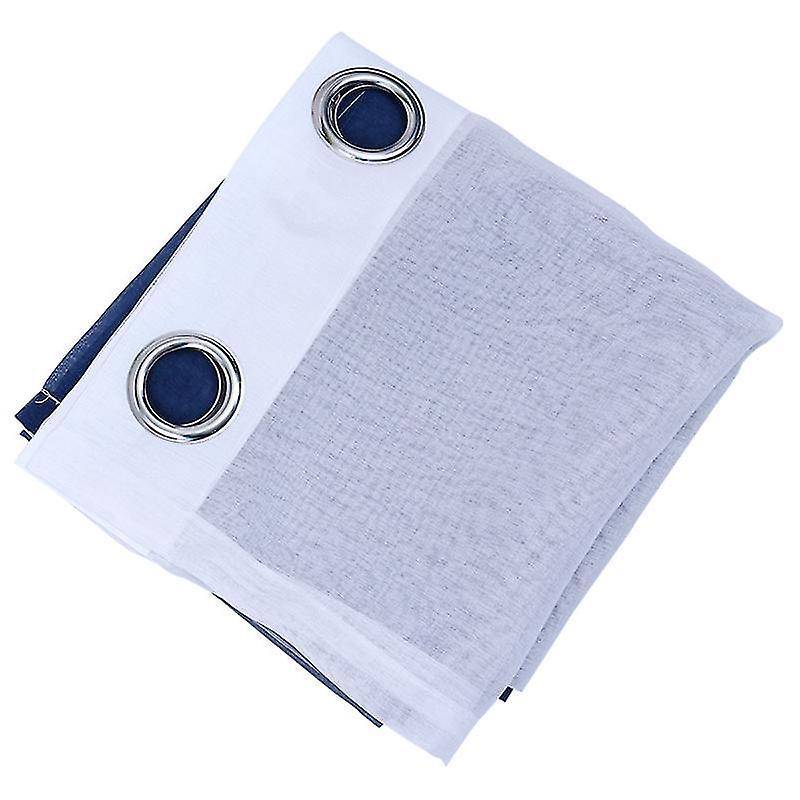 200X100cm Assorted Color 3 Window Screens Simple Solid Gradient Color Window Tulle Curtains Window S