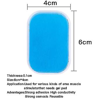 30 Stück EMS Gel Pads - Ersatz-Gelektroden Für Bauchtrainer & Muskelstimulation