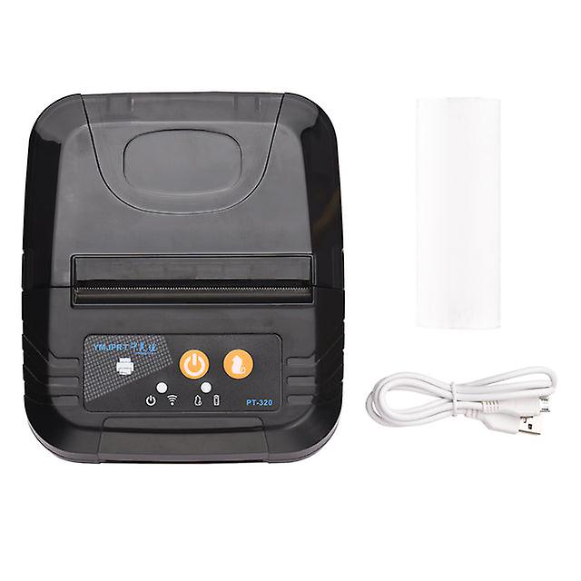 Mini Portable Receipt Thermal Printer 80mm Receipt Printer Usb+wireless Bt Connection For Office/market For Windows/android/ios