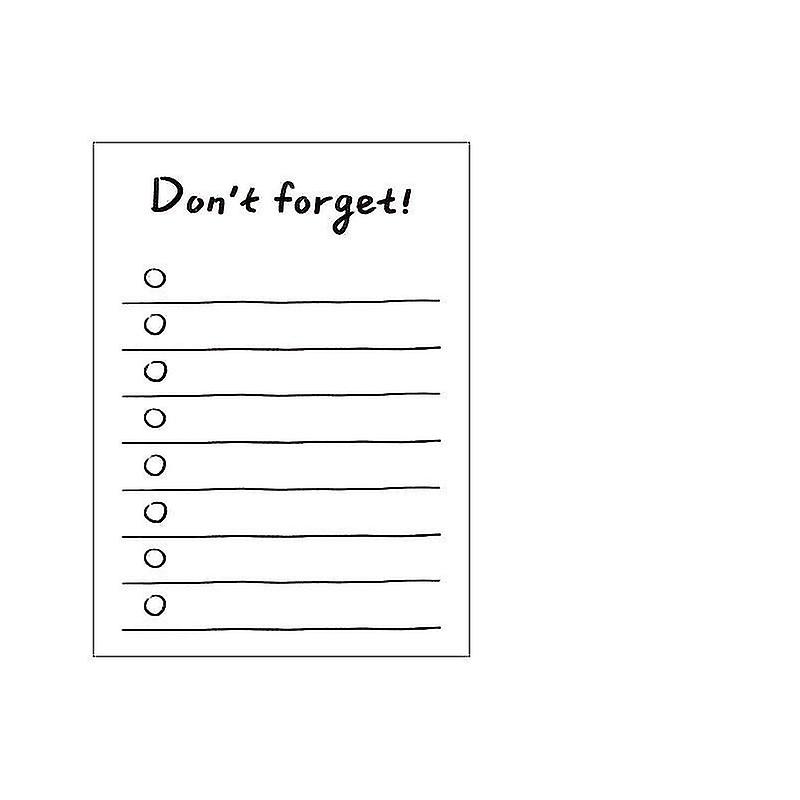 A Creative Daily Schedule Memo Pad To Do List Time Sticky Note