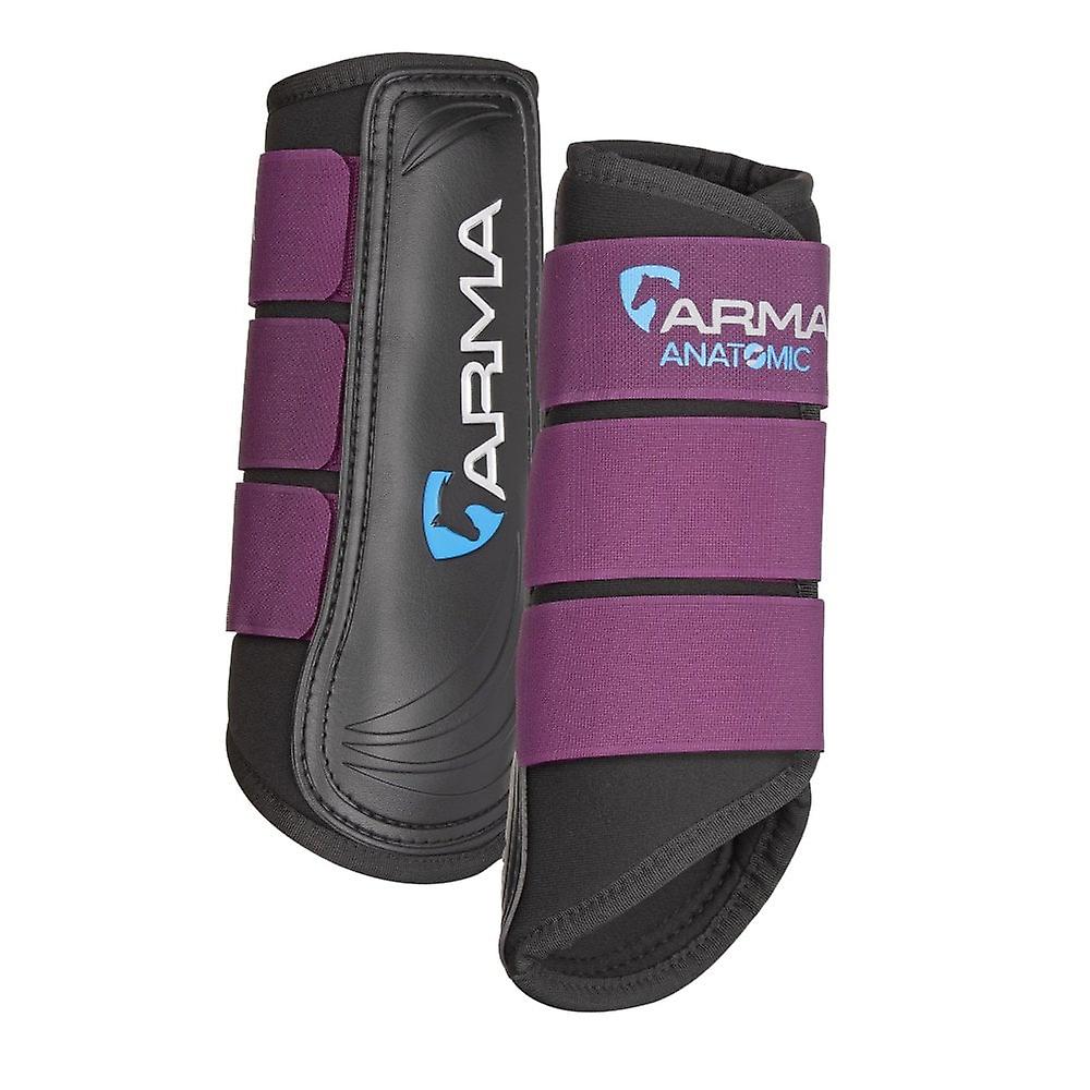 Shires Arma Neoprene Brushing Boots - Plum
