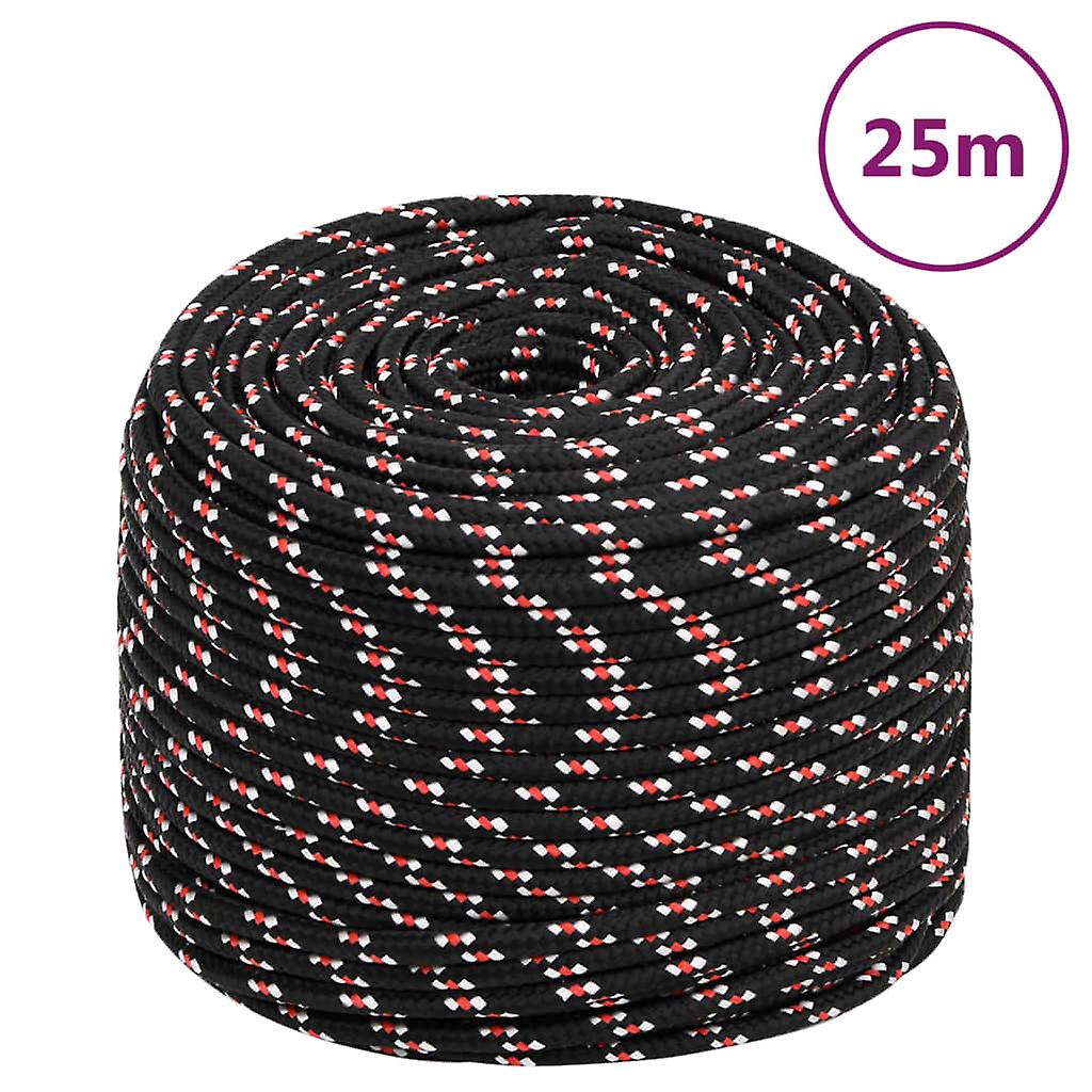 Boat Rope Black 6 mm 25 m Polypropylene