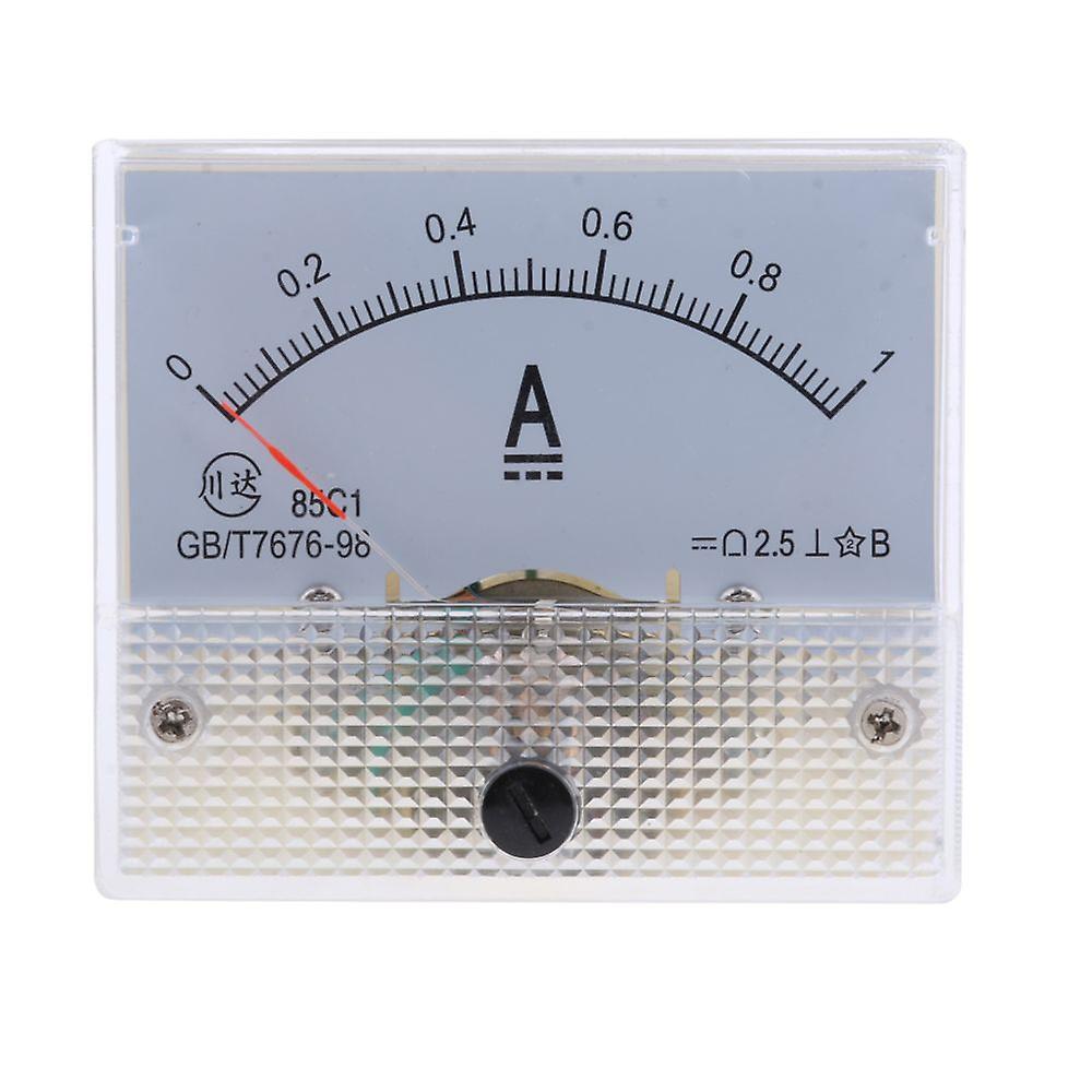 Dc Ammeter Analog Panel Meter Amp Meters Current Pressure Gauge Pointer Type 0-1a