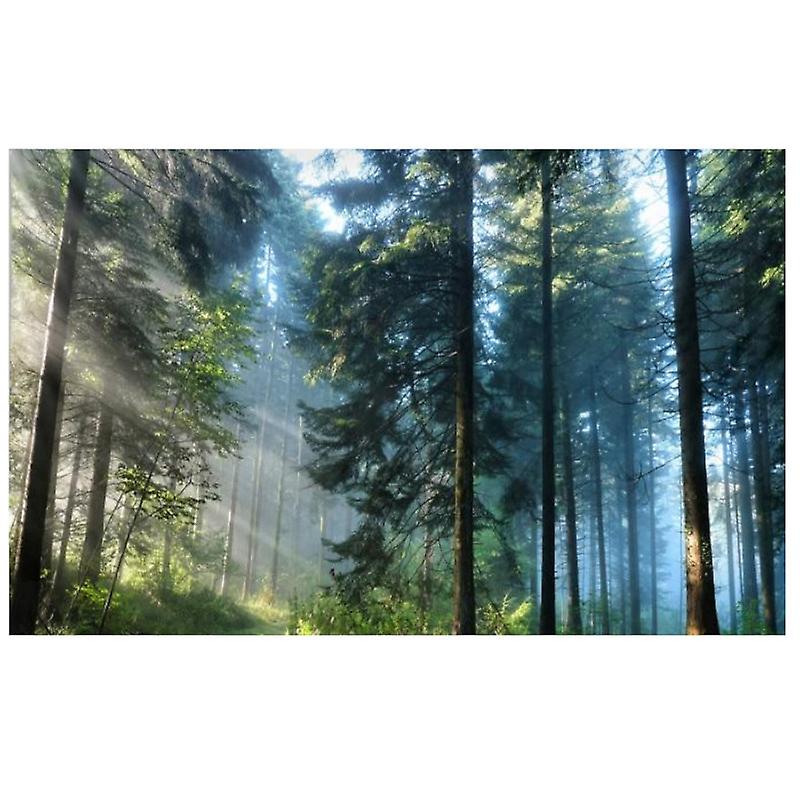 Vacker Tryckt Naturlig Skog Stor Vägg Gobeläng Bohemisk Konst Gobelänger