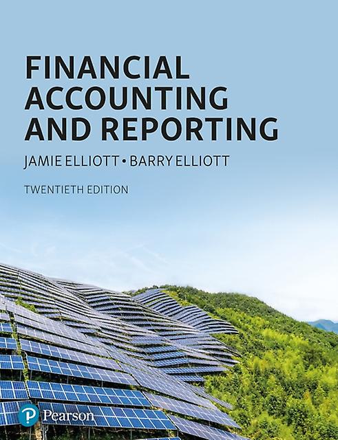 Financial Accounting And Reporting by Barry Elliott Paperback