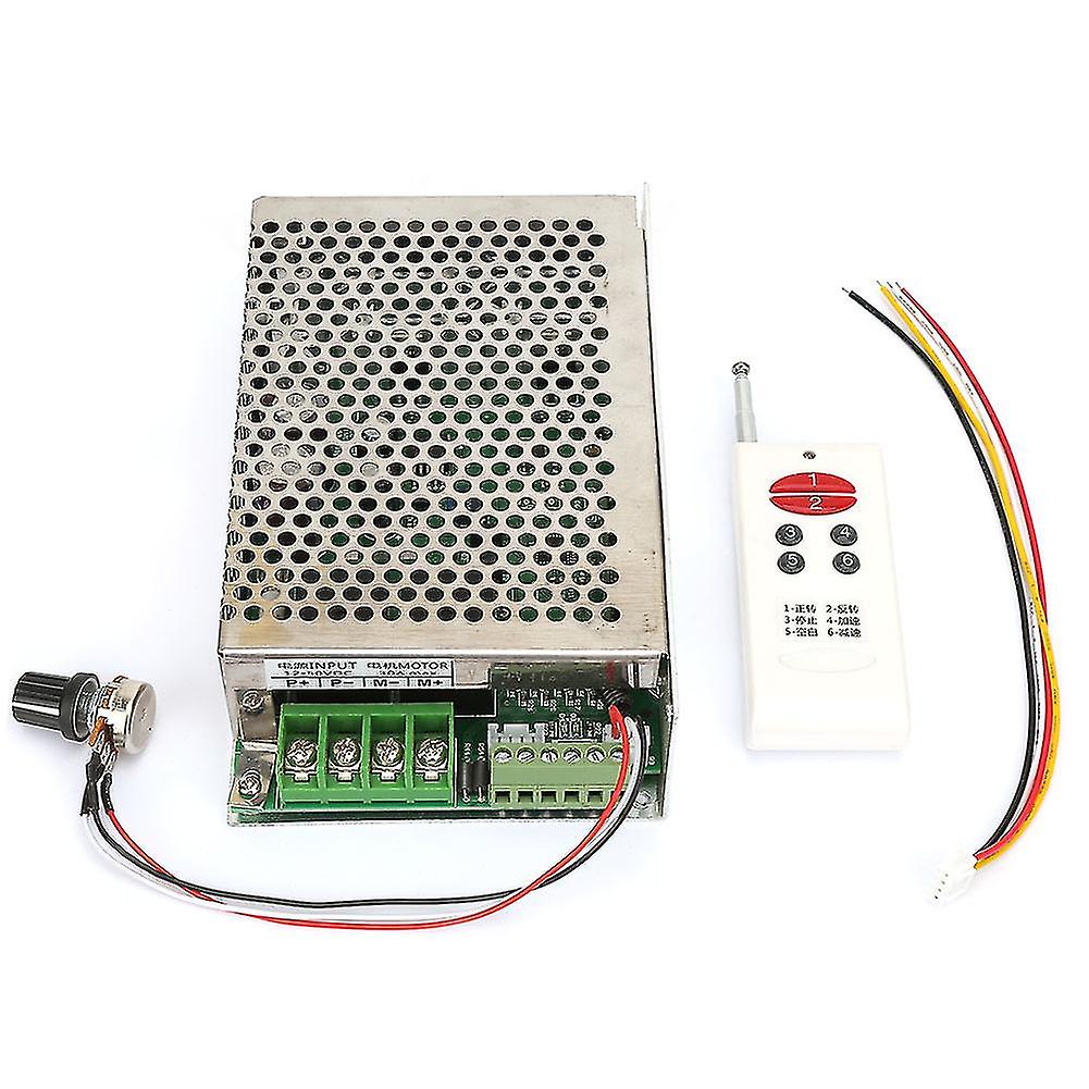 Wireless Remote Control Dc Motor Governor Speed Controller 12v/24v/30v 30a Forward And Reverse
