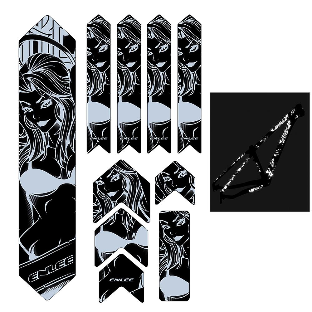Reflective Bike Frame Stickers