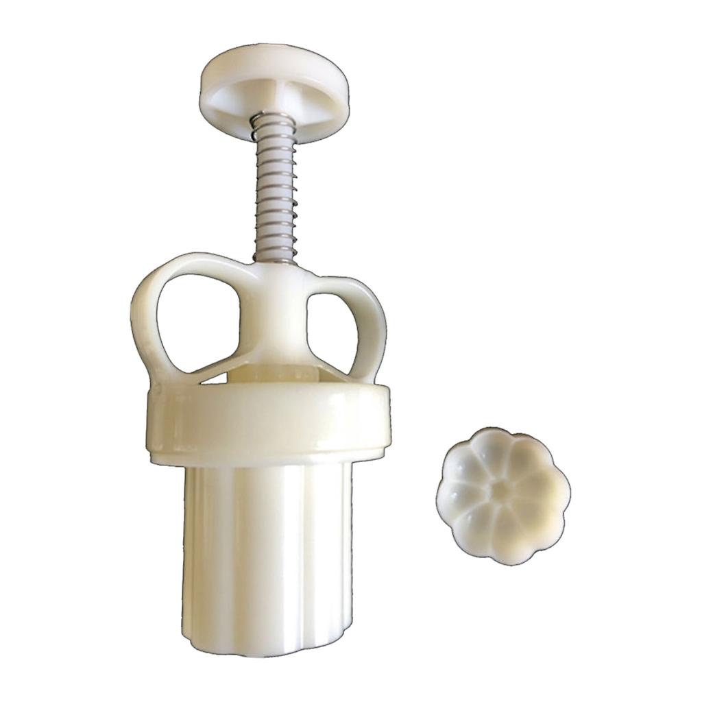 Pumpkin Shaped Plastic Mooncake Moulds Mooncake Stamp DIY Baking Accessories