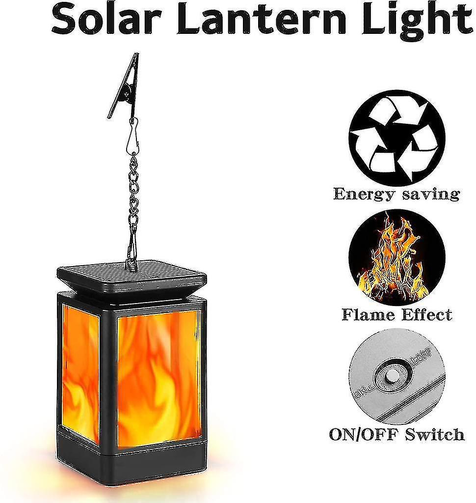 Solar Lantern Garden Lantern Outdoor Led Solar Lantern Flame Light