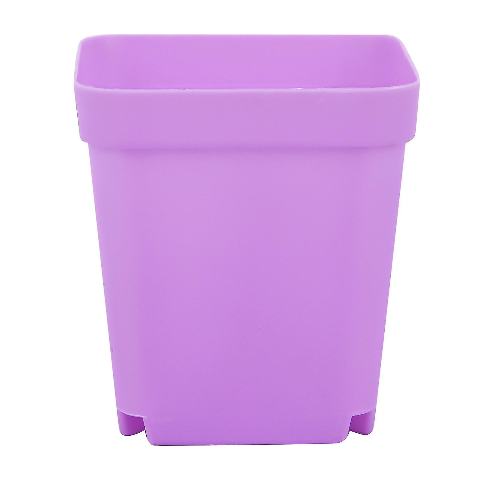 Seedling Pot Garden Decorative Seedling Flower Container Succulent Pot for Courtyard BalconyPurple