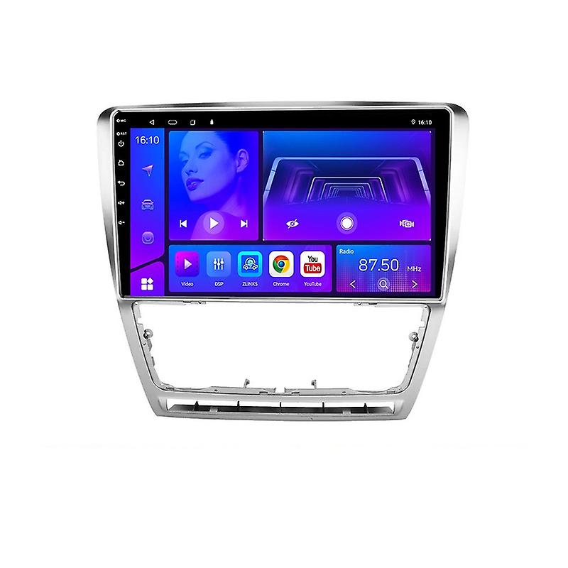Android 12 Carplay Car Stereo Radio for Skoda Octavia 2 A5 2008 - 2013 Multimedia Player 2 Din GPS
