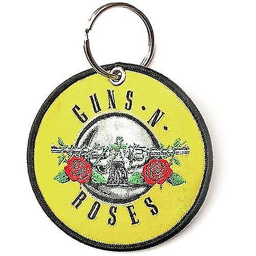 Guns N Roses Circle Double-Sided Logo Keyring