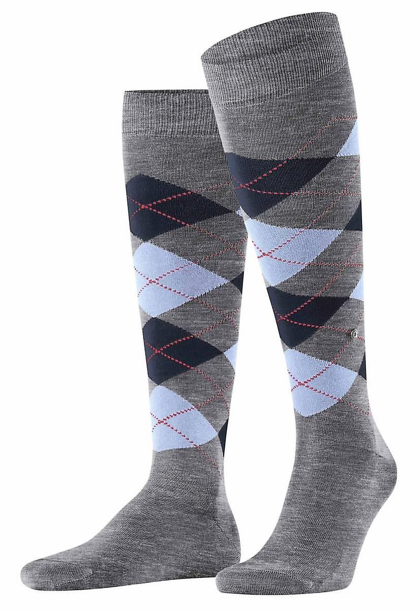 Burlington Manchester Knee High Socks - Concrete Grey