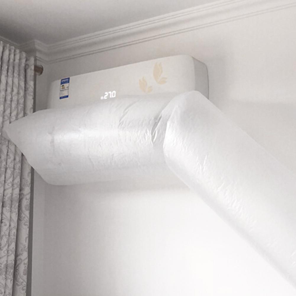 litelamg 5/7/8/9/10/20/30m Klimaanlage Erweiterter flexibler Blasrohr Bag Guide Kanal Klar 10M