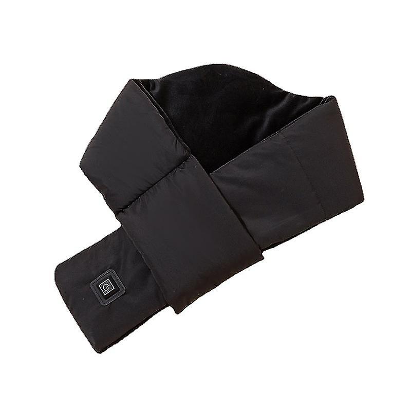 Winter Heating Scarf, Three-level Intelligent Electric Heating Down Velvet Hot Compress Scarf, Washable D