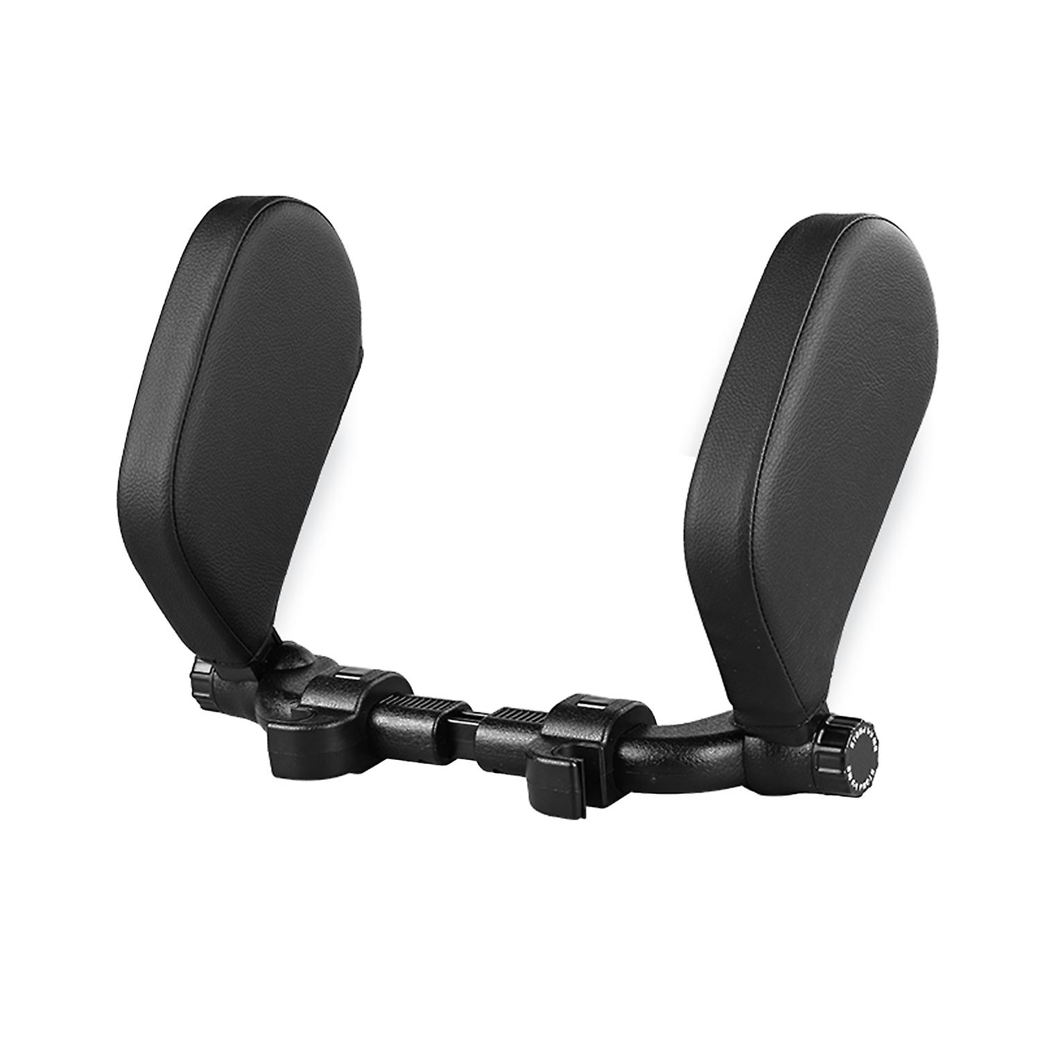 Car Headrest Pillow Car Sleeping Headrest 360 Degree Adjustable Road Pal Headrest PVC Leather Memory