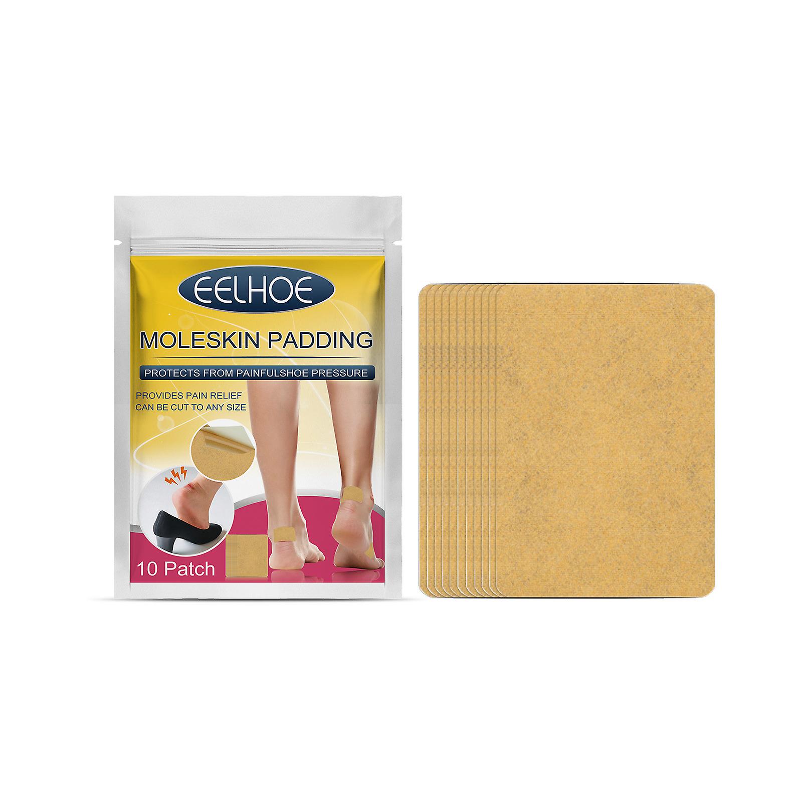 10 Patches Moleskin Heel Protection Patch Adhesive Tape Patches