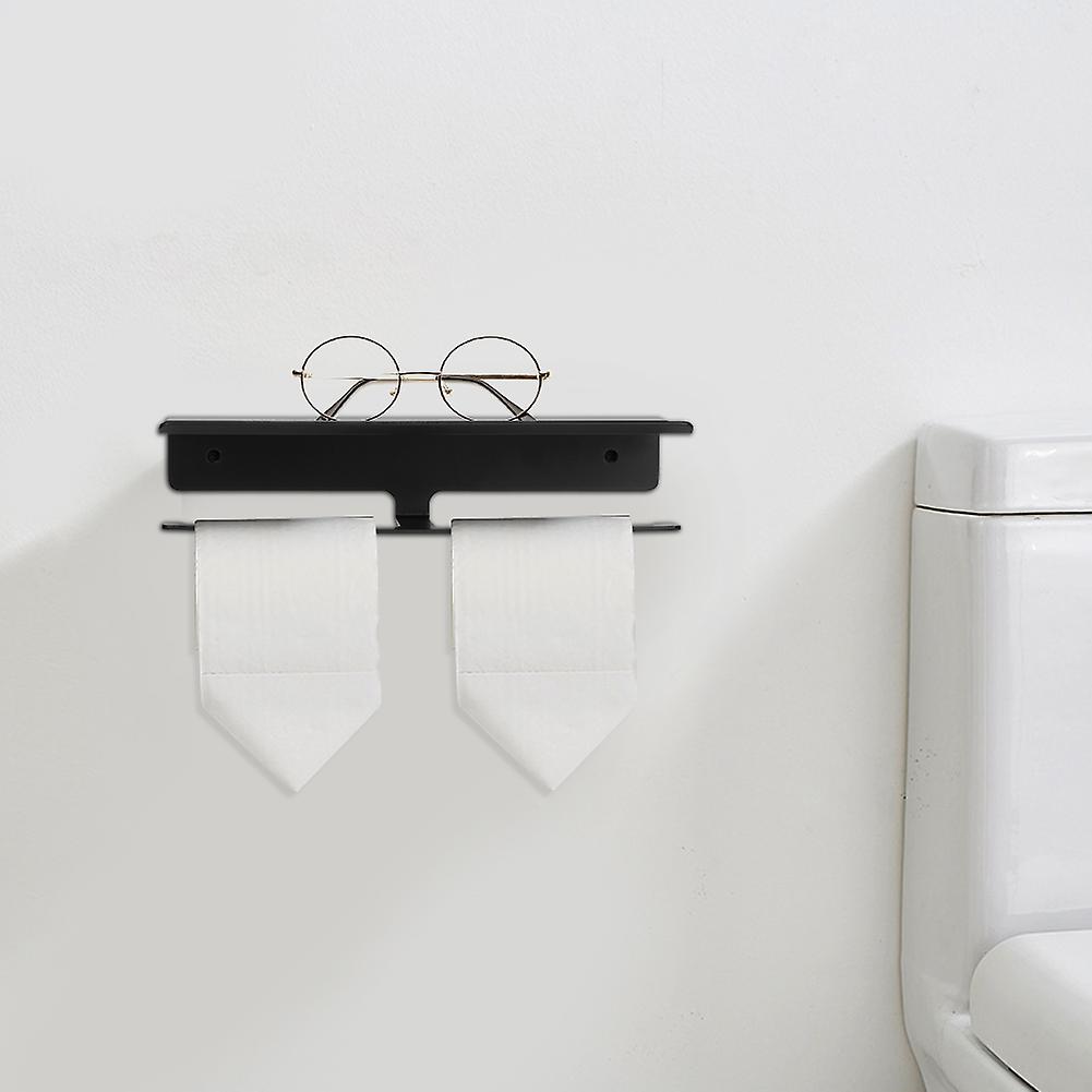 Bathroom, Paper Roll Holder, Aluminum, Wall Mount, Tissue Organizer