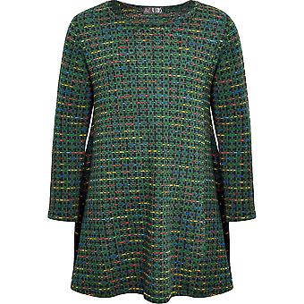 knee length dresses for ladies Girl's Striped Long Sleeve Dress 75/25 Cotton/poly main image 0