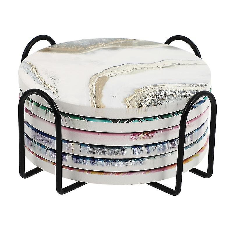 1pcs Marble Pattern Coaster
