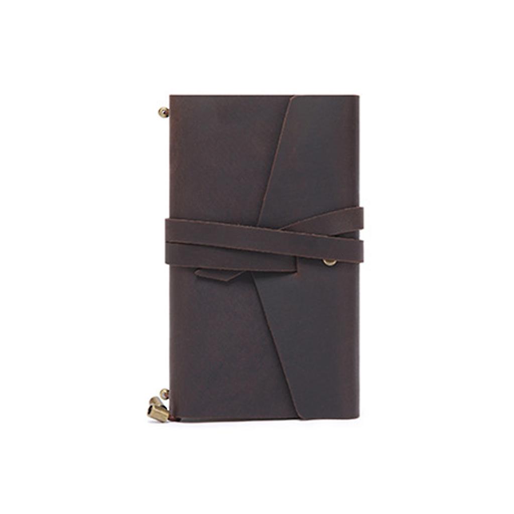 Crazy Horse Leather Journal Notebook Retro Handbook Diary Notepad Sketchbook Business Organizer Office School Supplies