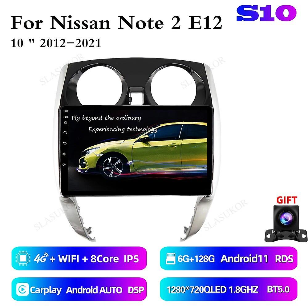 10 Inch For Nissan Note 2 E12 2012-2021 Android Car Radio Multimedia Video Player Car Audio Stereo Player Navigation