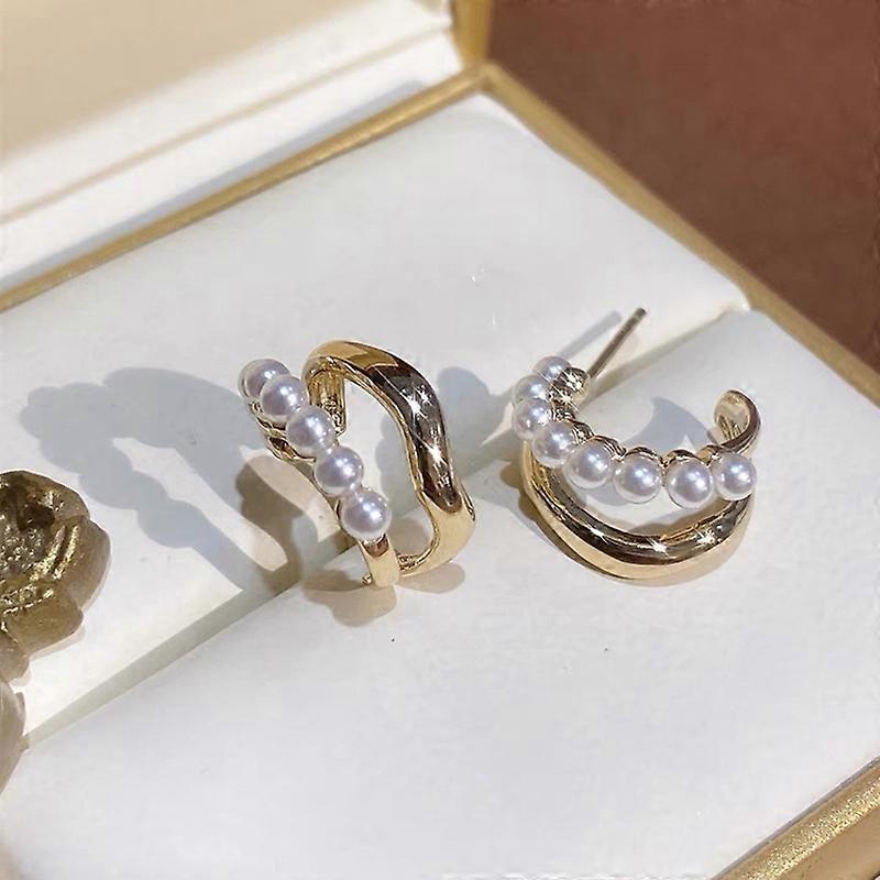 Quality Freshwater Pearl Dangle Stud Pearl Earrings