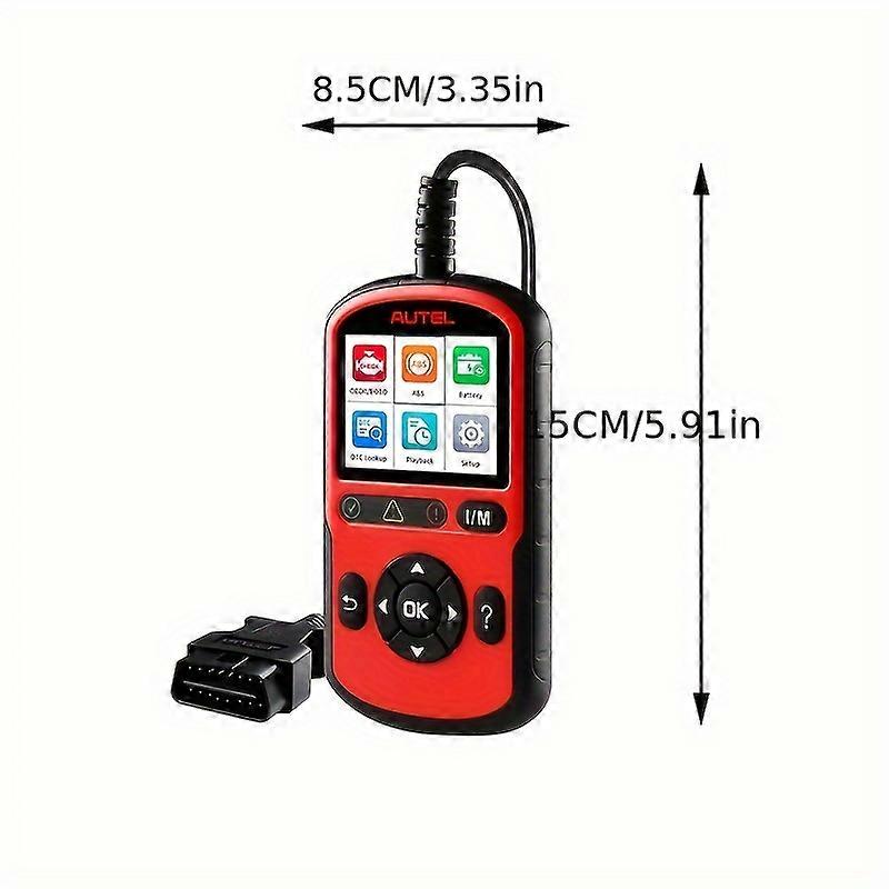 OBD2-Scanner AutoLink AL549: 2024 Check Engine Code Reader ABS Diagnosetool, Universal-Autobatterie- und Lichtmaschinentest, Upgrade Version von Autel AL519 M