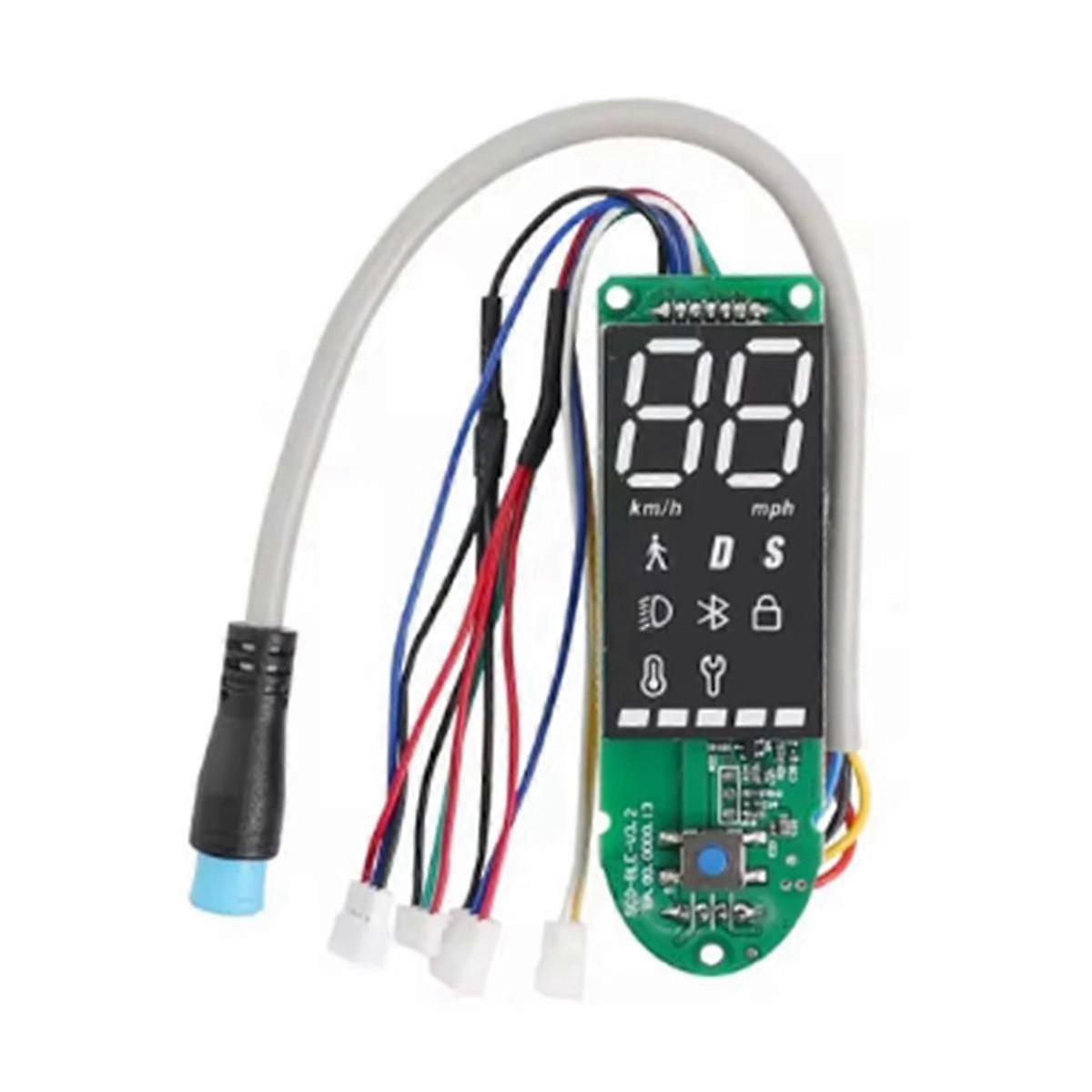 Kit Tableau De Bord Pour Trottinette électrique - Panneau De Circuit Rouge, Neuf