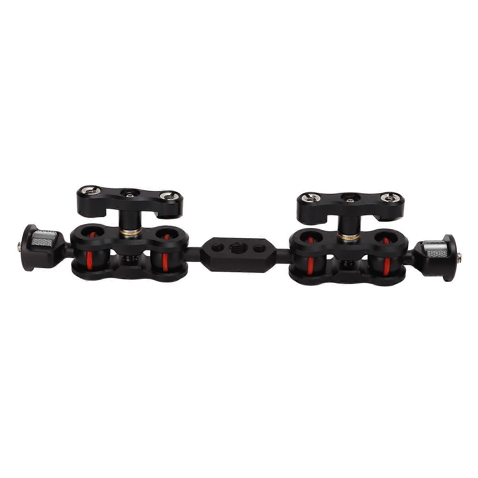 5in Camera Articulating Arm Aluminum Alloy 1/4in 3/8in Interface Monitor Camera Arm Mount For Field Monitor