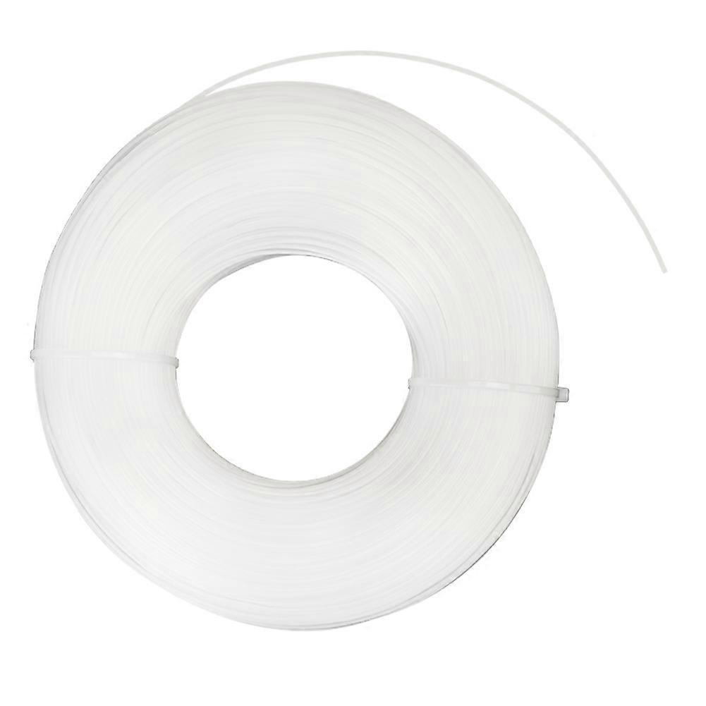 1.6mm x 175m Universal Round‑Shaped White Lawn Mower Trimmer Line Mowing Rope Accessory