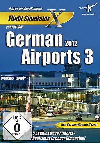 Flight Simulator X German Airports 3 - 2012 - Windows - PC CD - New & Sealed