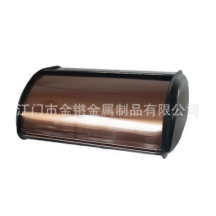 Gold Retro Metal Bread Bin Box Large Capacity Kitchen Storage Container