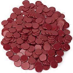 Solid Red Bingo Chips, 300-pack