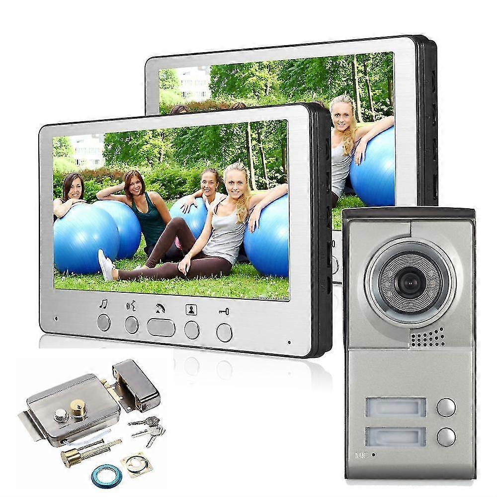 Monitor video puerta teléfono aleación de aluminio Ir cámara