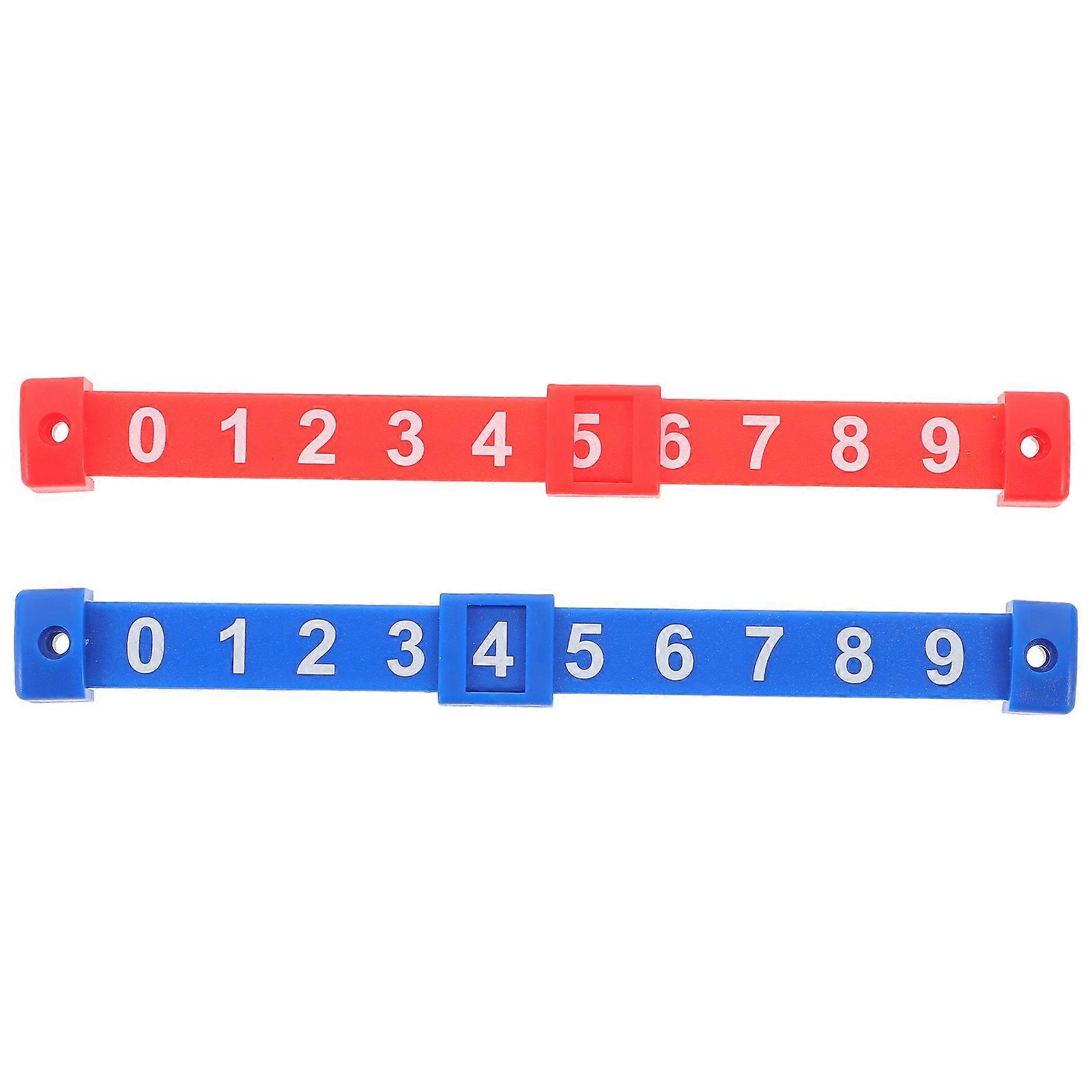 2Pcs Table Football Counter Foosball Scores Keepers Table Football Scoreboard Accessory Parts