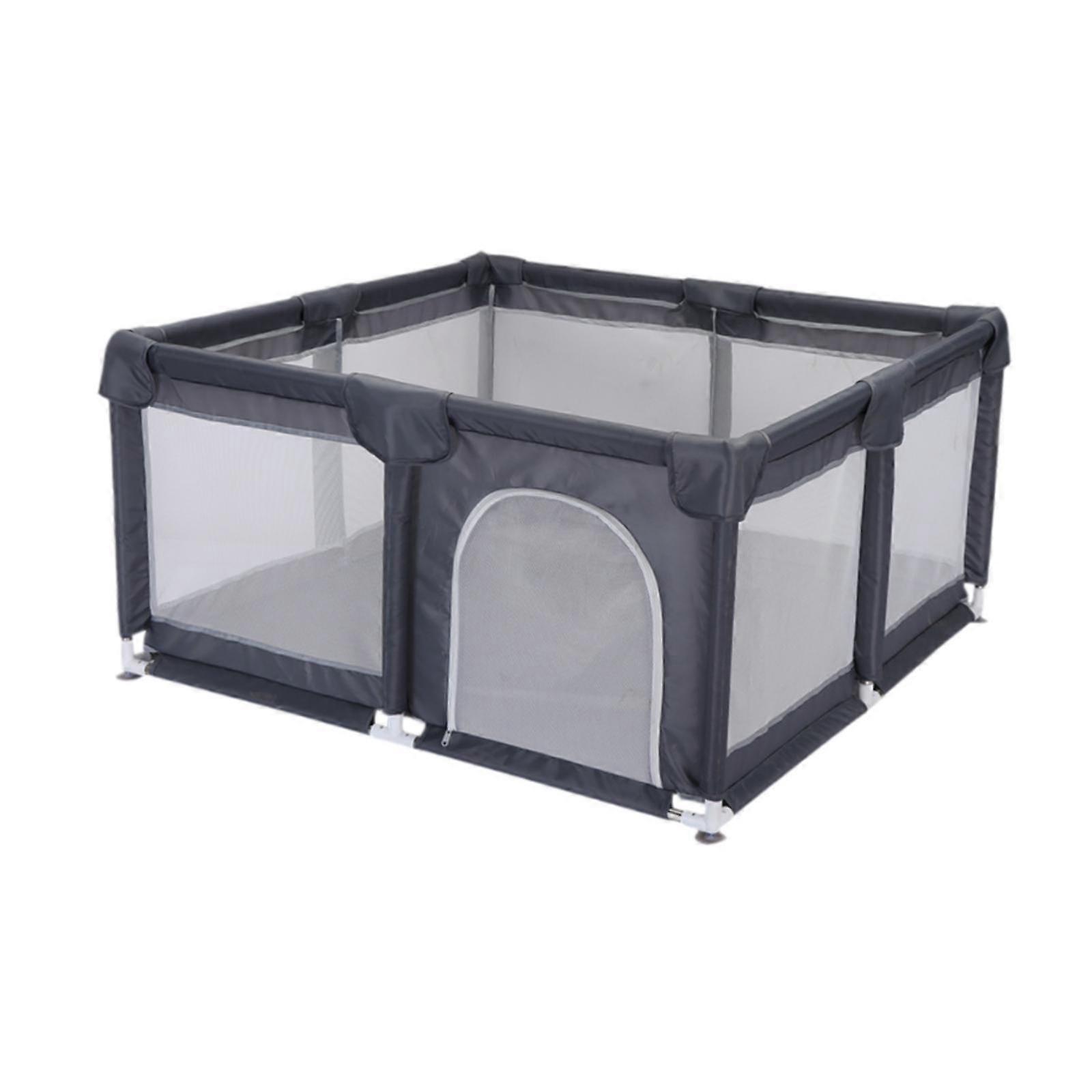 赤ちゃんベビーサークルキッズ屋外屋内遊び折りたたみ式公園遊び場ホームプレイテントグレー