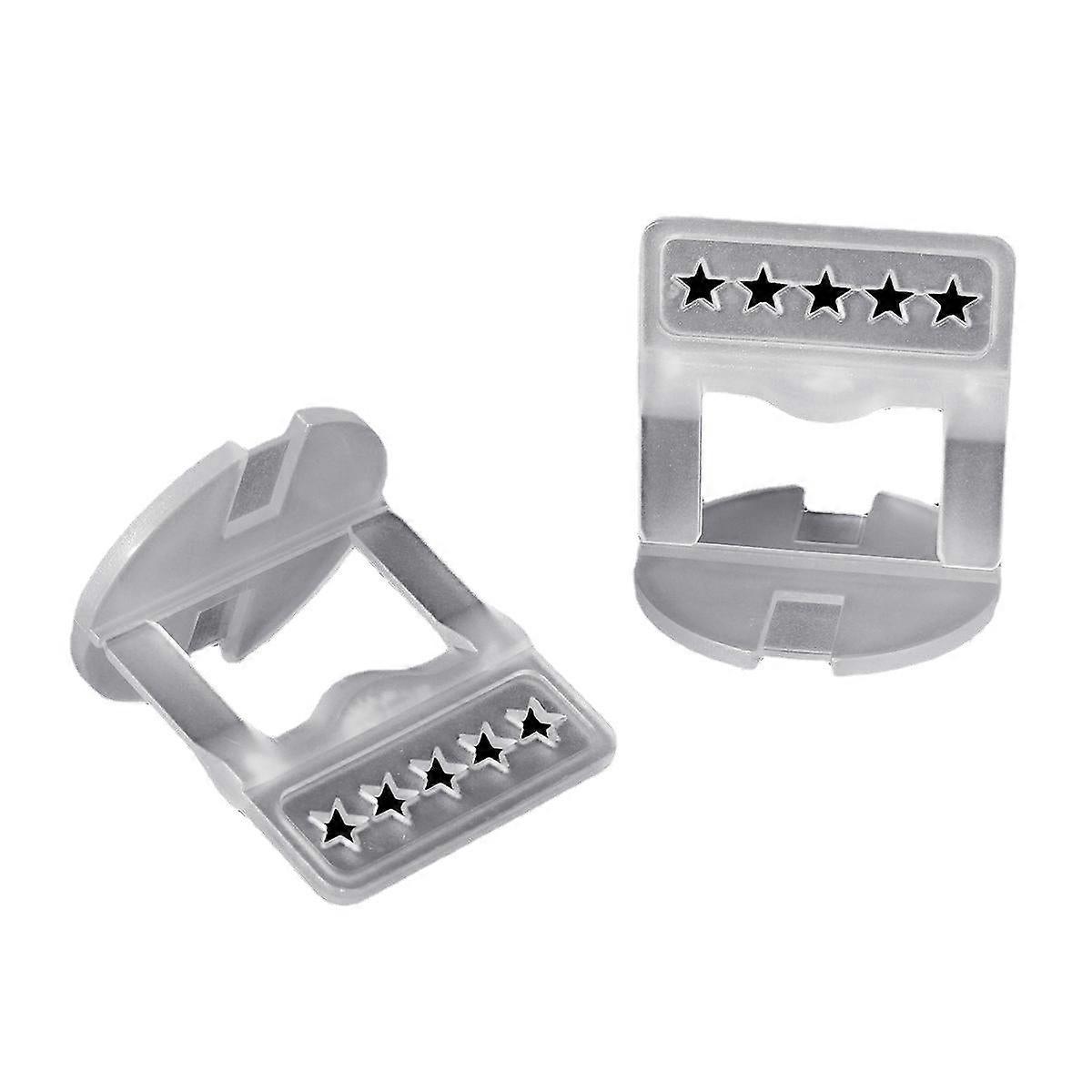 100Pcs 1.5mm Tile Leveling System Plastic Spacers Tiling Tool Flooring Clips