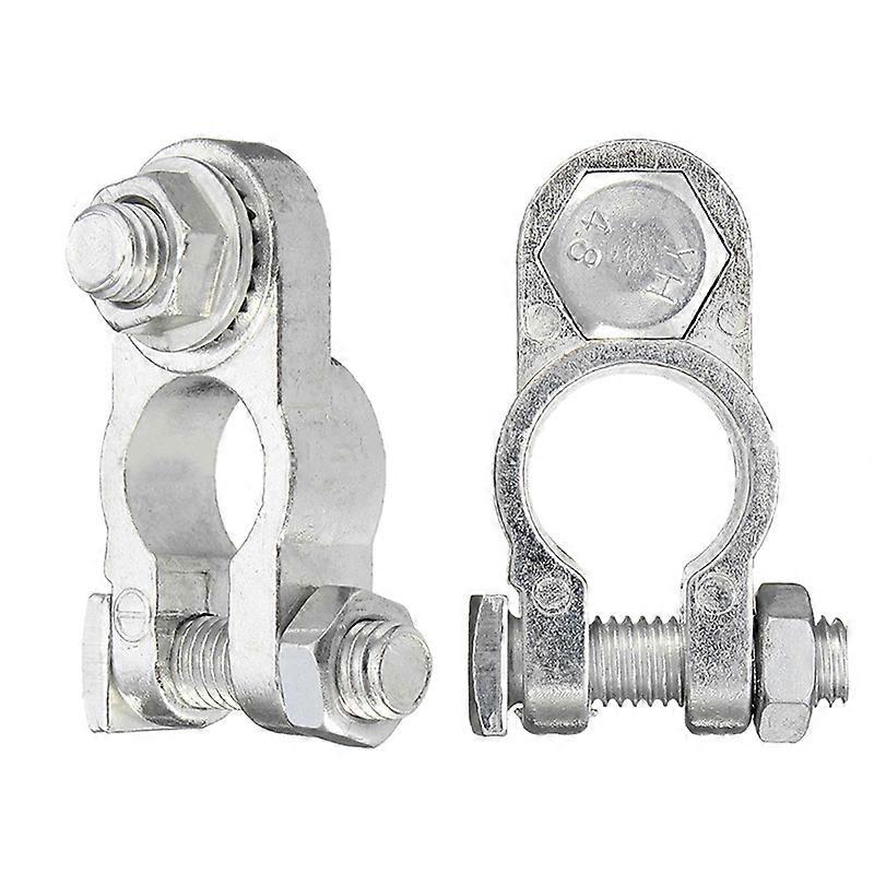 2Pc Brand Car power connector New Positive&Negative Pole Battery Terminal Clamp Clip Iron High Quality