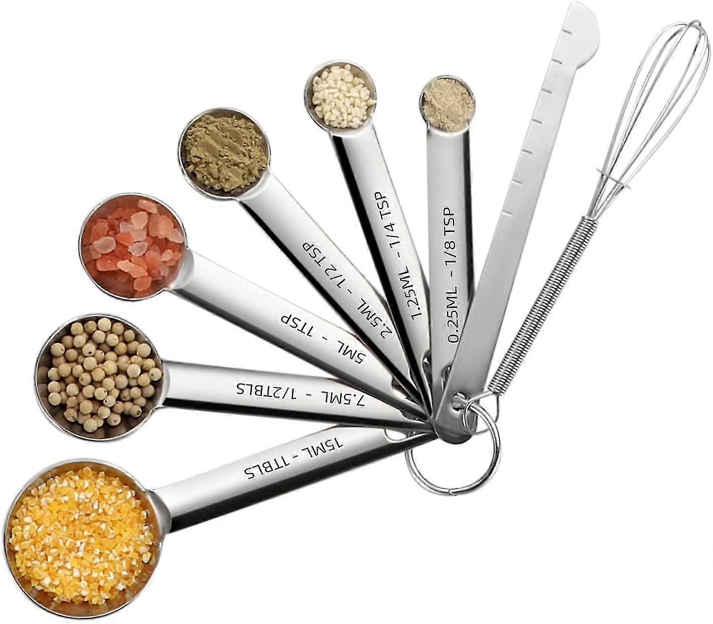 Measuring Spoons: Stainless Steel Measuring Spoons Sets Kitchen Measuring Tools