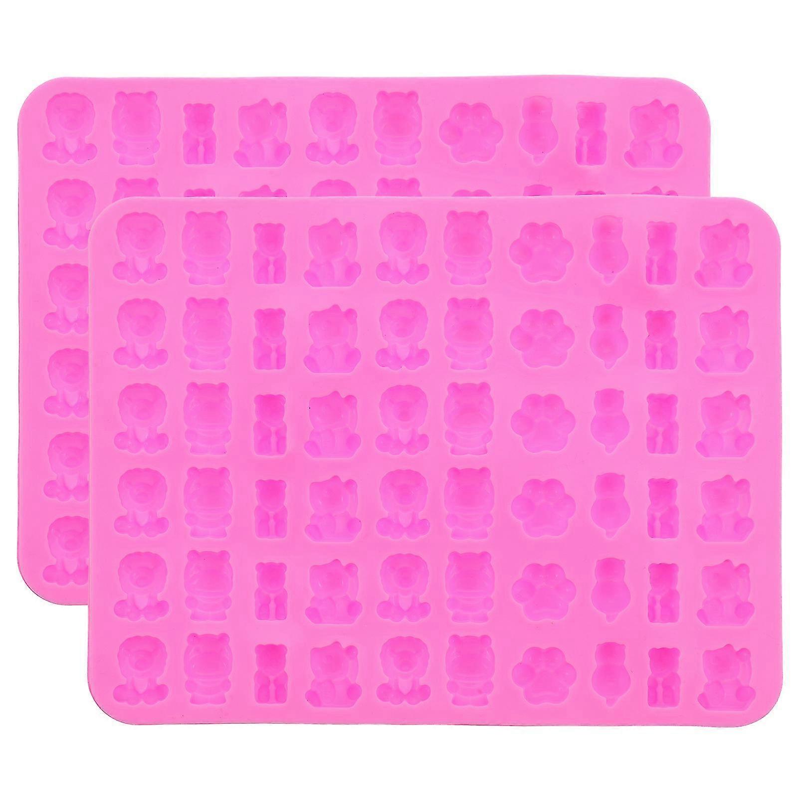 Baking Mold Decorative Candy Mold 60-cavity Silicone Animal Shaped Mold